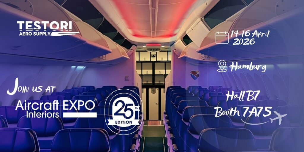 Testori at Aircraft Interiors EXPO